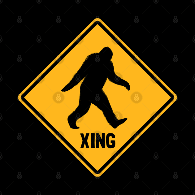 Bigfoot Crossing by Coffee Squirrel