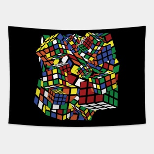 Rubiks cube, puzzle master Tapestry