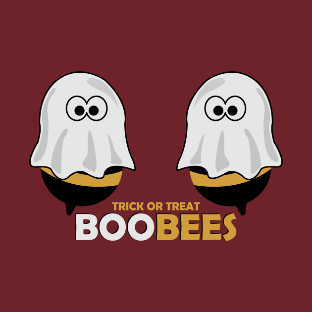 Halloween Funny Boo T-shirt: Boobees by POD Anytime