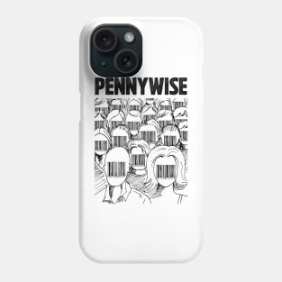 Barcode face Pennywise Phone Case