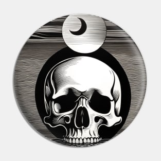 Witching Hour: Mystic Manifestation Skull Pin