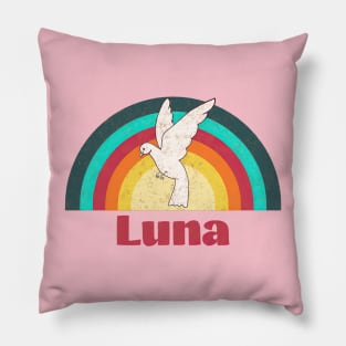 Luna - Vintage Faded Style Pillow