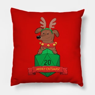 Merry Critsmas Zoey Pillow