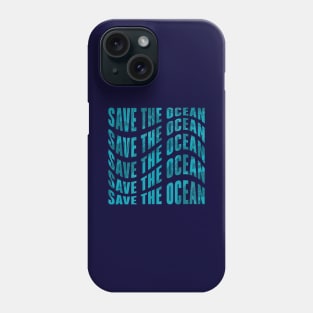 Save the ocean waves Phone Case