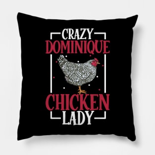 I love my Dominique Chicken - Cluck Yeah Pillow