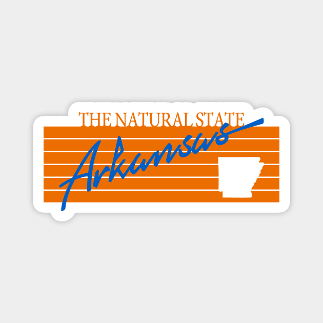 Retro Natural State Magnet by rt-shirts