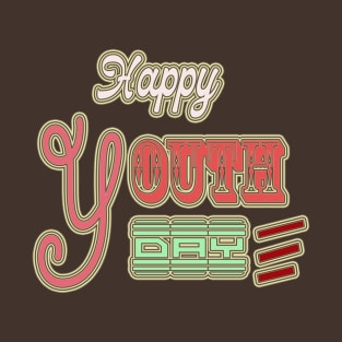 Happy youth day t-shirt design 2023 T-Shirt