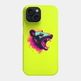 Screaming Opossum - wild Phone Case