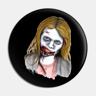 zombie Girl Pin