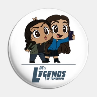 Spooner and Zari Selfie Pin