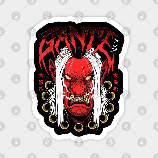 Death Metal Tengu Magnet by Dicky