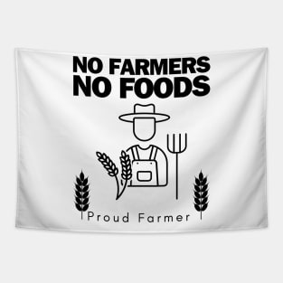 No Farmers No Foods Tapestry