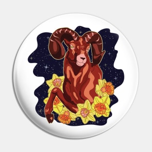 Cosmic Aries Pin