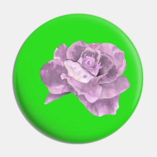 Marshmallow Rose Pin