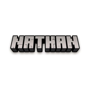 Nathan - Custom Minecraft Nametag T-Shirt