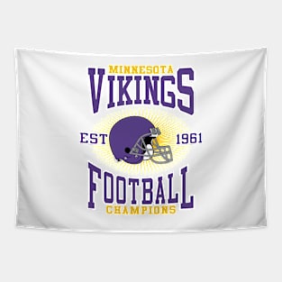 Minnesota Vikings Football Champions Tapestry