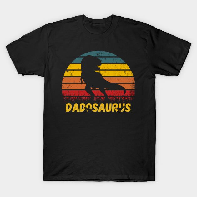 Discover Dadosaurus Daddy Dinosaur Father's Day Gift For Dad T-Shirt - Daddy Dinosaur - T-Shirt