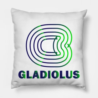 gladiolus painting Pillow