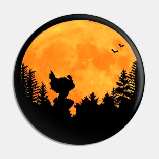 Romantic turkey with bat at night in the moonlight Pin