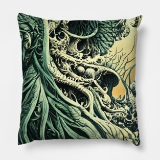 Lovecraftian monster. Comics style illustration Pillow