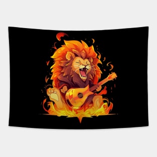 cute lion Tapestry