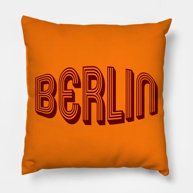 Berlin, Germany Pillow by MrKovach