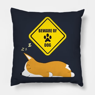 Corgi Guard Dog Pillow