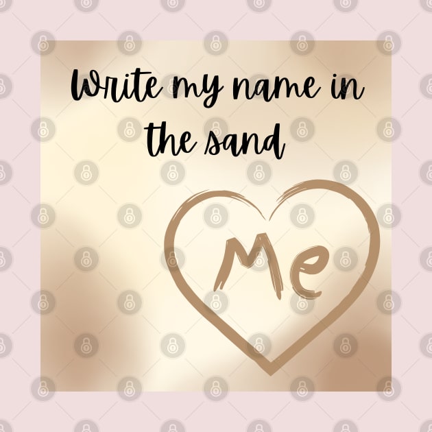 Write my name in the sand by Bizzie Creations