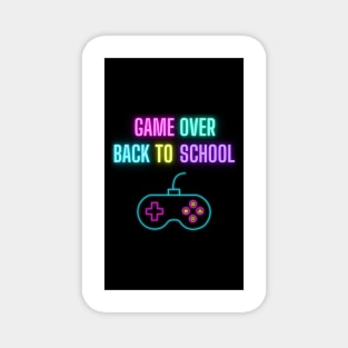 Game Over Back To School Magnet