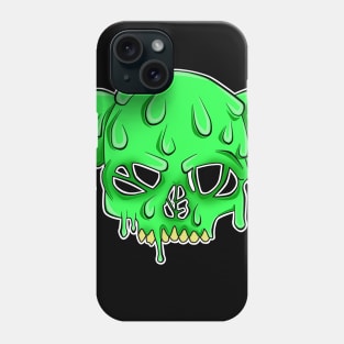 GREEN SKULL Phone Case