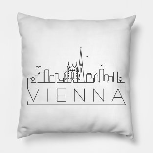 Vienna Minimal Skyline Pillow