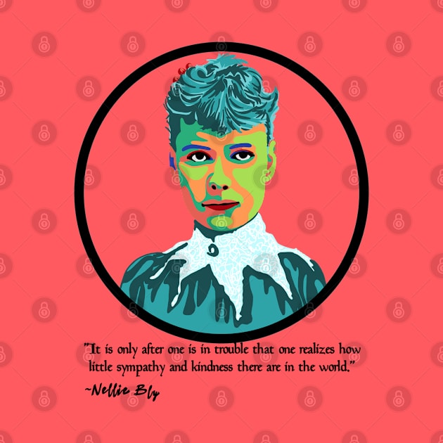 Nellie Bly Portrait by Slightly Unhinged