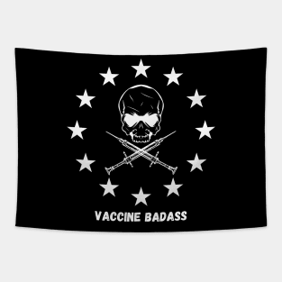 Vaccine Badass Tapestry