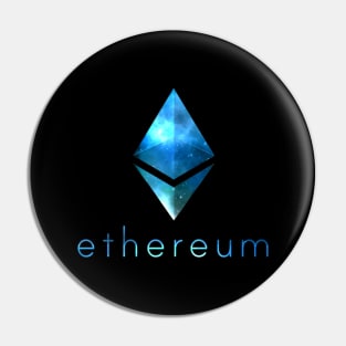 Ethereum (ETH) Logo - Etheric Blue Pin
