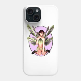 Cute elf fairy faerie with butterfly wings Phone Case