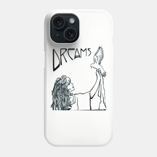 Stevie Nicks Art Nouveau Style Bw Phone Case