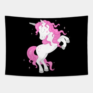 Pink Unicorn Cute Tapestry