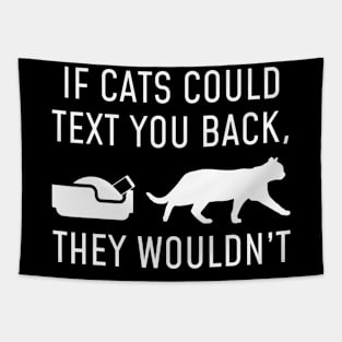 If Cats Could Text Tapestry