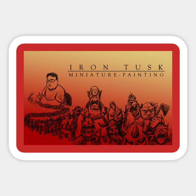 Iron Tusk Horde Iron Tusk Horde Sticker Teepublic