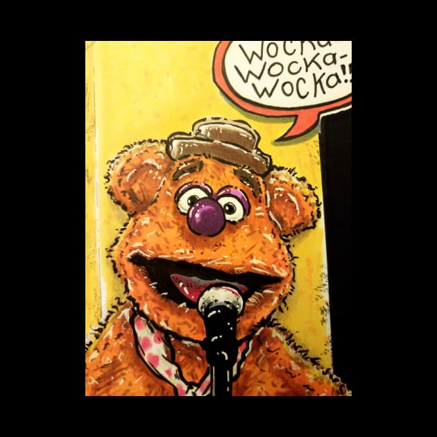 Fozzie Bear Art by dustinPrime