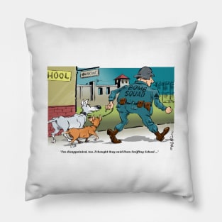 Bum Sniffing School. Pillow