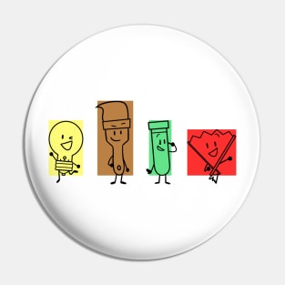 Core 4 Bright Lights Inanimate Insanity Pin