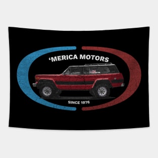 Merica Motors - Distressed for Darks Tapestry