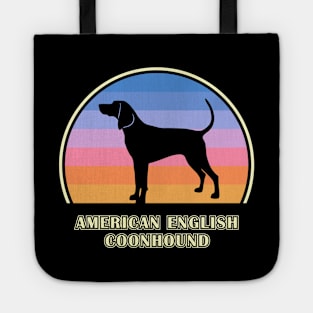 American English Coonhound Vintage Sunset Dog Tote