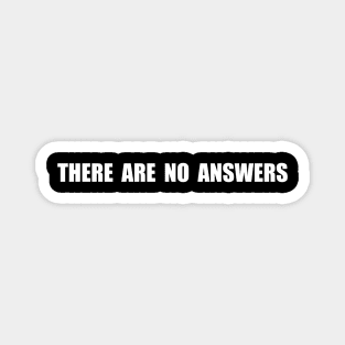 No answers Magnet