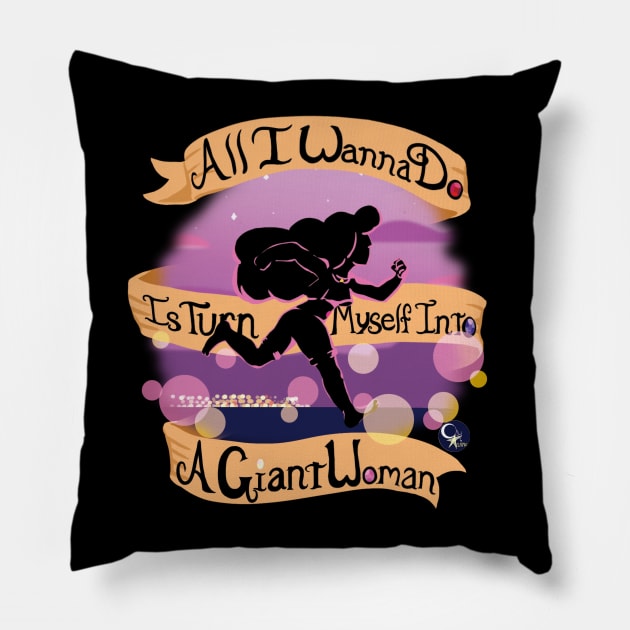 Giant Woman Motivation Pillow by Chyanime