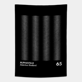 Alphaville / Minimal Graphic Design Tribute Tapestry