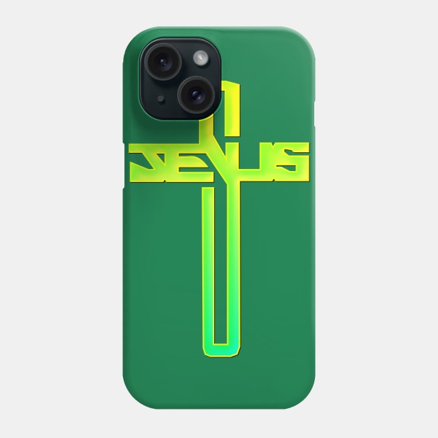 JESUS Cross Phone Case by AlondraHanley