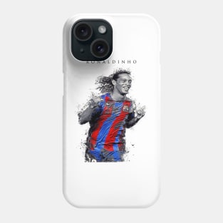 Ronaldinho in abstract art Phone Case