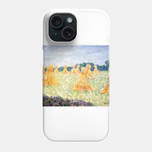 Claude Monet The Young Ladies of Giverny, Sun Effect Phone Case